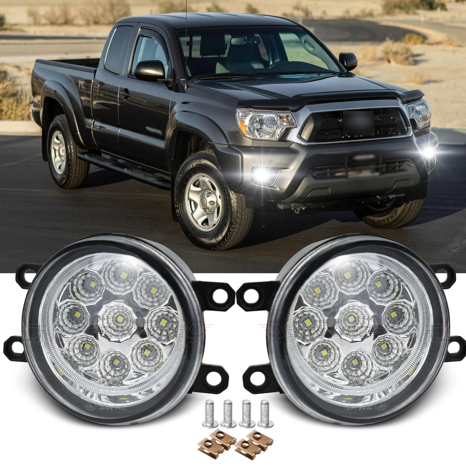 Fog Lights Driving Bumper Lamps Left&Right For TOYOTA TACOMA 2012-2020