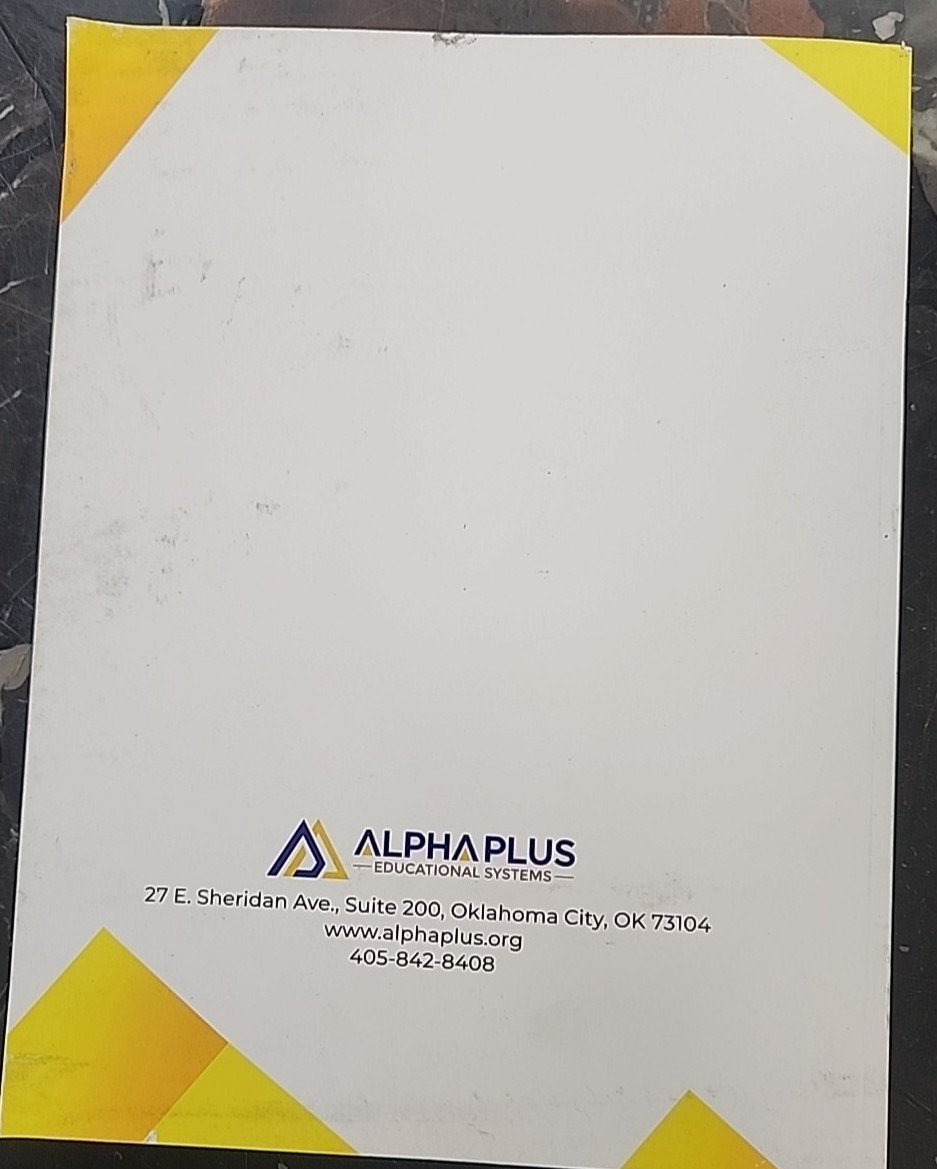 Alpha Plus Math 7 Student Book success with Oklahoma Academic Standards (OAS)