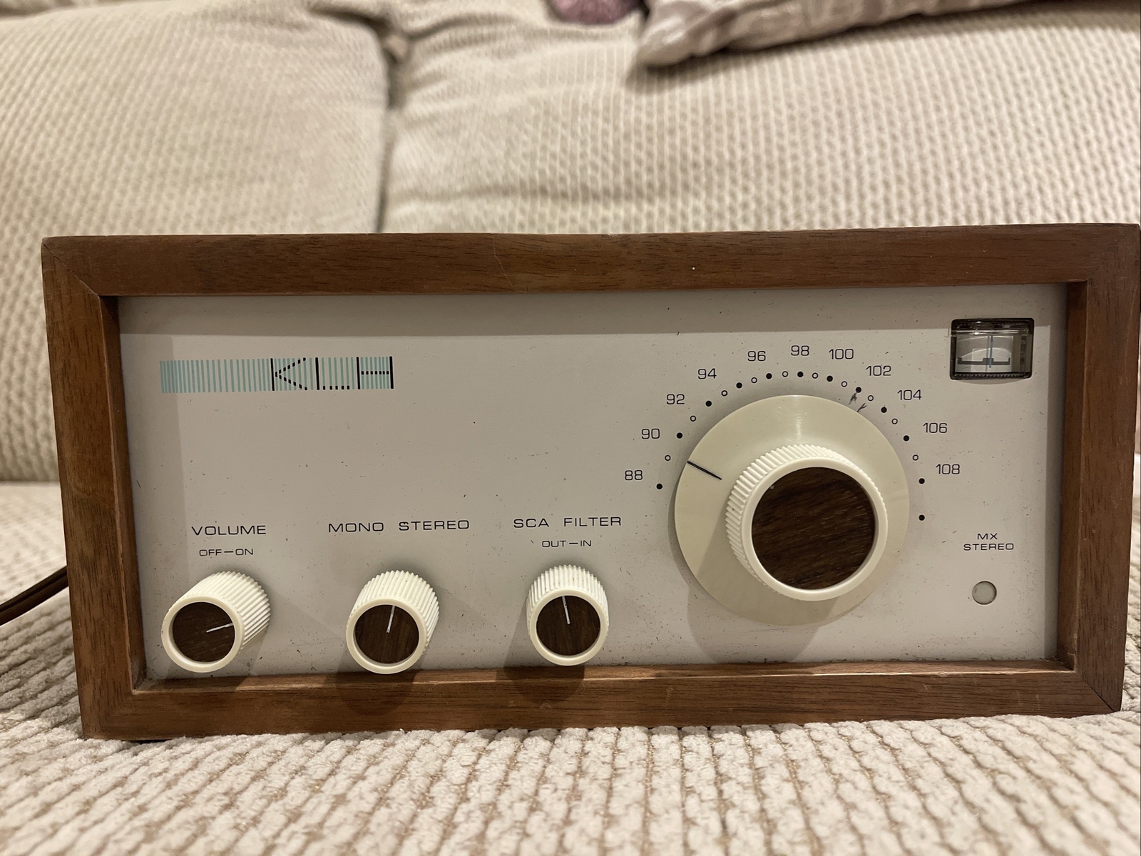 KLH FM Tuner Model 18 Eighteen Tested.