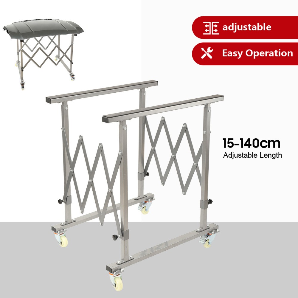 Telescopic Universal Paint Stand Adjustable Mobile Automotive Panel Paint Rack