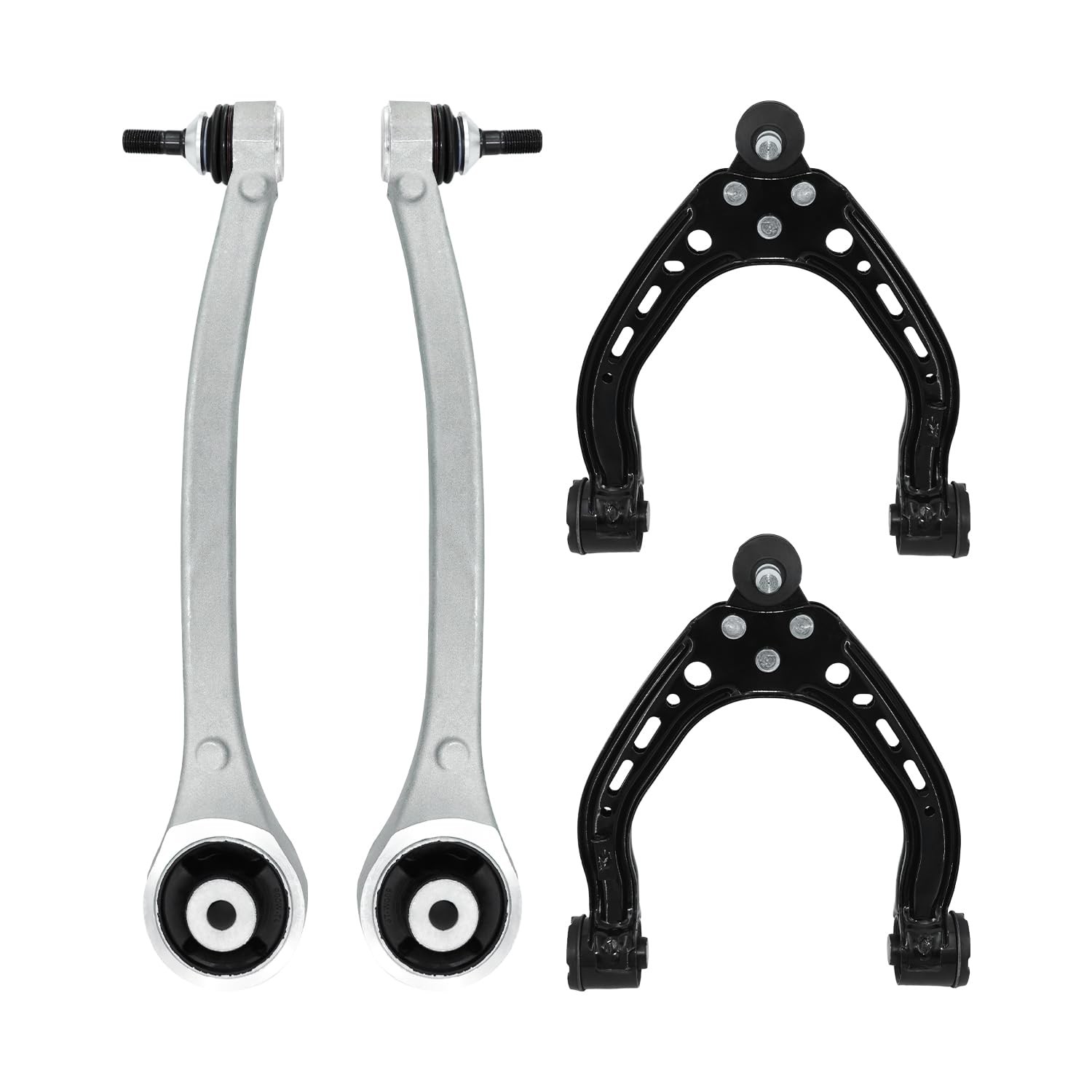 Front Lower Upper Control Arm with Ball Joint 2012-2023 Tesla Model S 4 Pcs