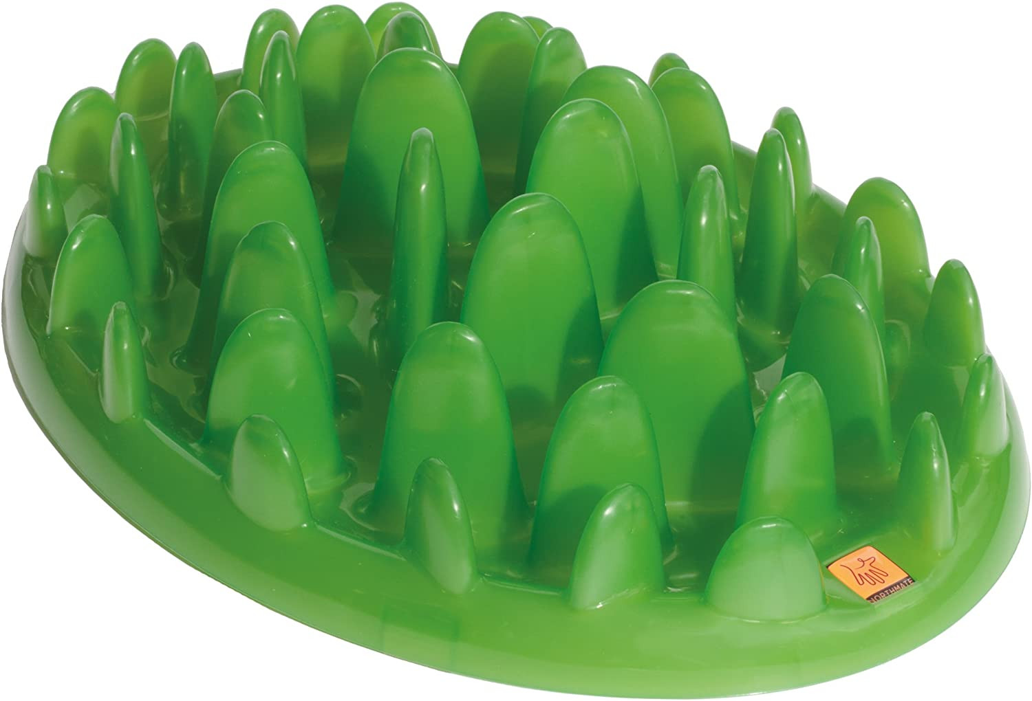 GREEN Slow Interactive Feeder for Dogs, Size Large, Best Fun Slow Feeder Dog Bow
