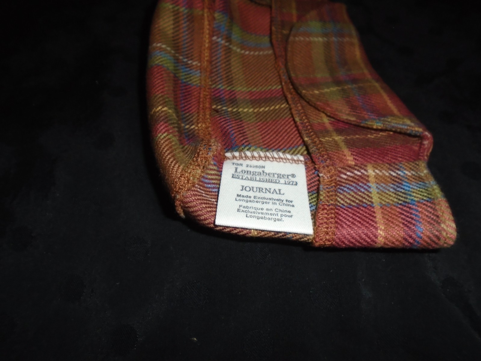 Longaberger Journal Basket Liner