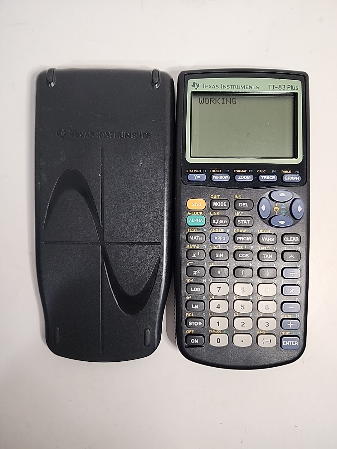 Texas Insturments TI-83 Plus Graphing Calculator- Tested Working