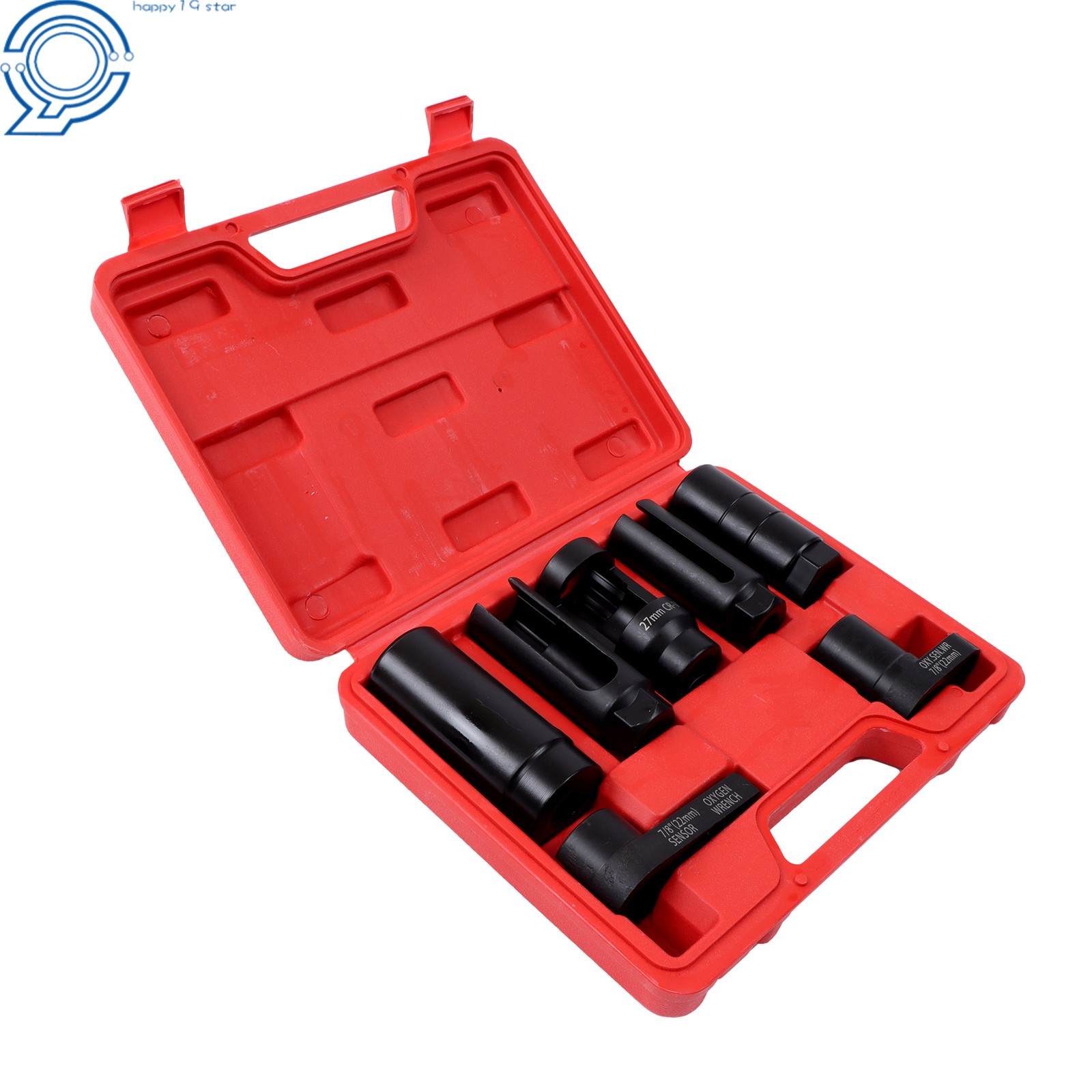 7Pcs Set Oxygen Sensor Socket Automotive Sensor Auto Tool Set Sensor Socket