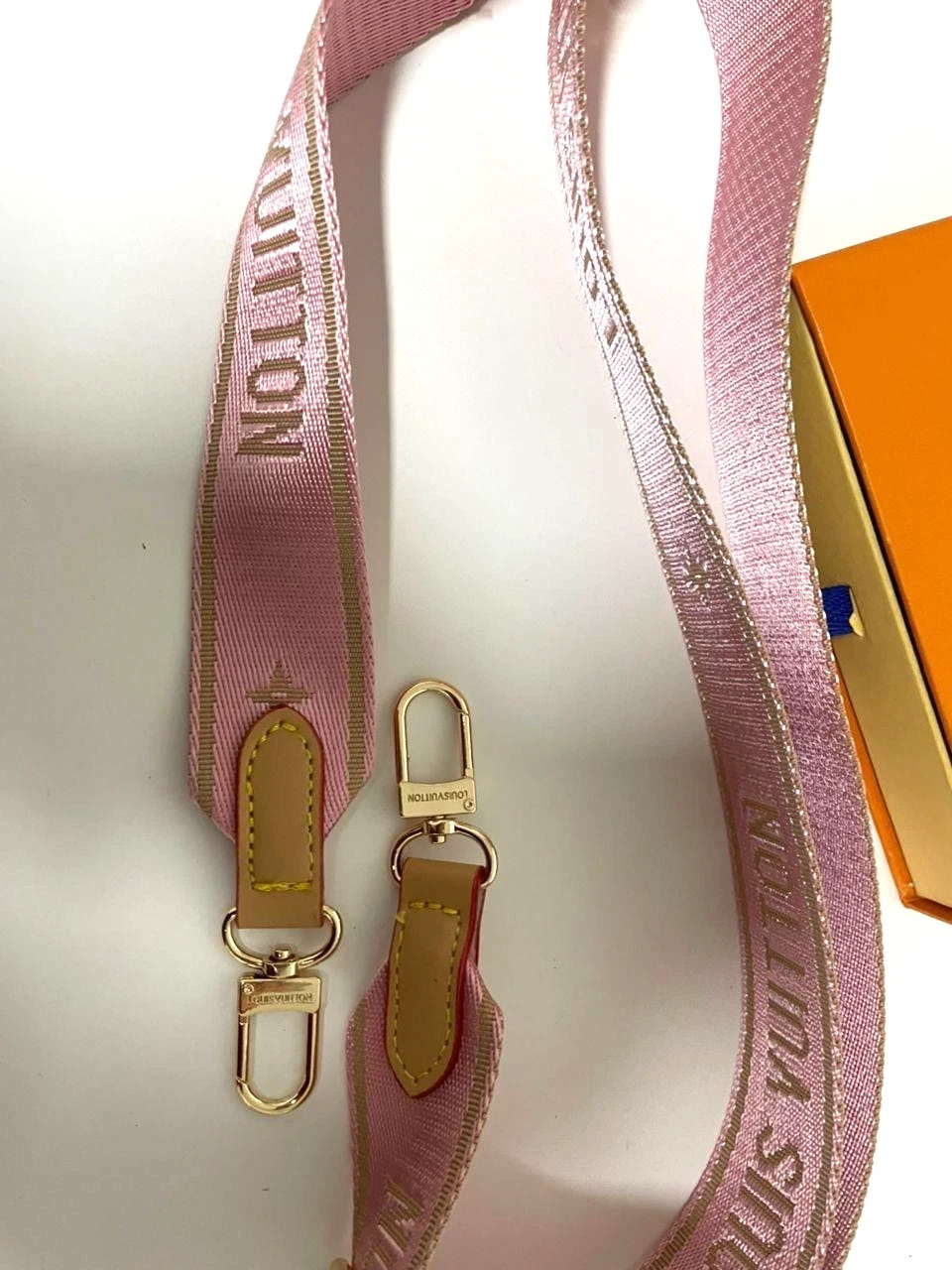 Louis Vuitton Shoulder Strap Adjustable Crossbody Shoulder Replacement Pink