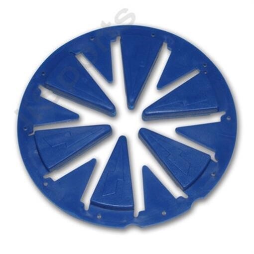 Lightning DYE Rotor 2011 2012 2013 Loader Hopper Speed Feedgate Collar Lid BLUE