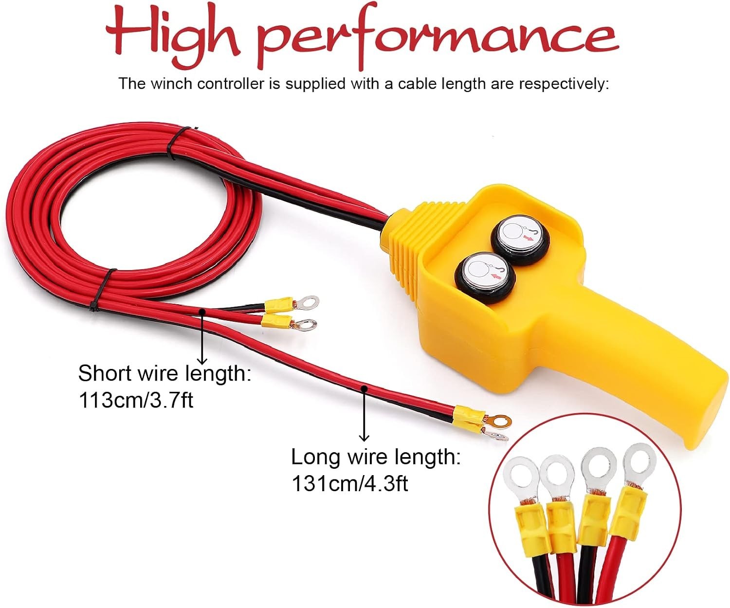 Winch Replacement Hand Control - 12V 1500-5000lbs for Easy Installation