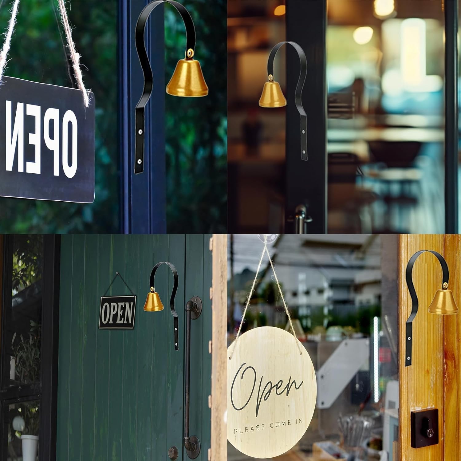 Retro Doorbell, Traditional Metal Shopkeepers Bell, Home Office Retail Store Doo