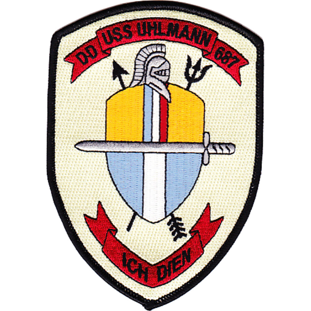 DD-687 USS Uhlmann Patch
