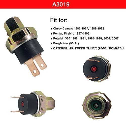 AMApart A3019 A/C Binary Pressure Switch Sensor