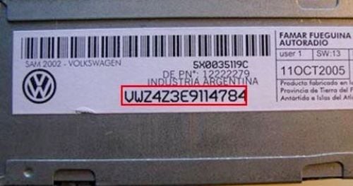 ✅ Volkswagen Radio Code VW Polo Passat Golf Unlock Code RCD300 RCD310 RNS510