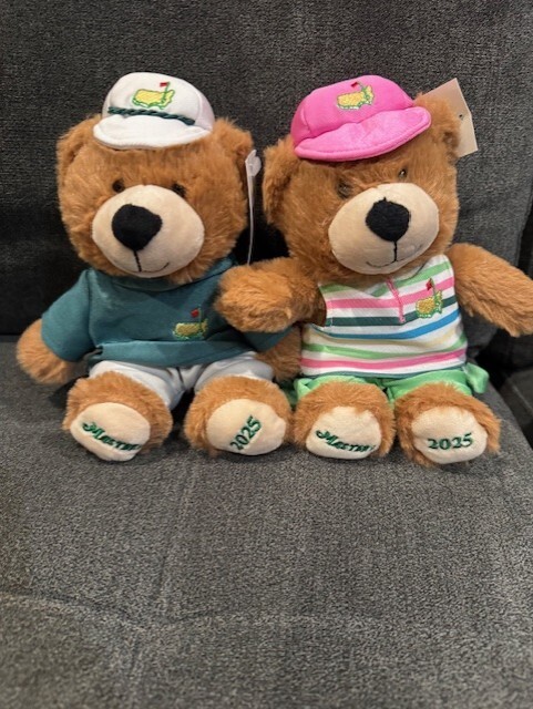 2025 Masters Golf Teddy Bears Boy Girl Male Female Augusta National NEW Limited