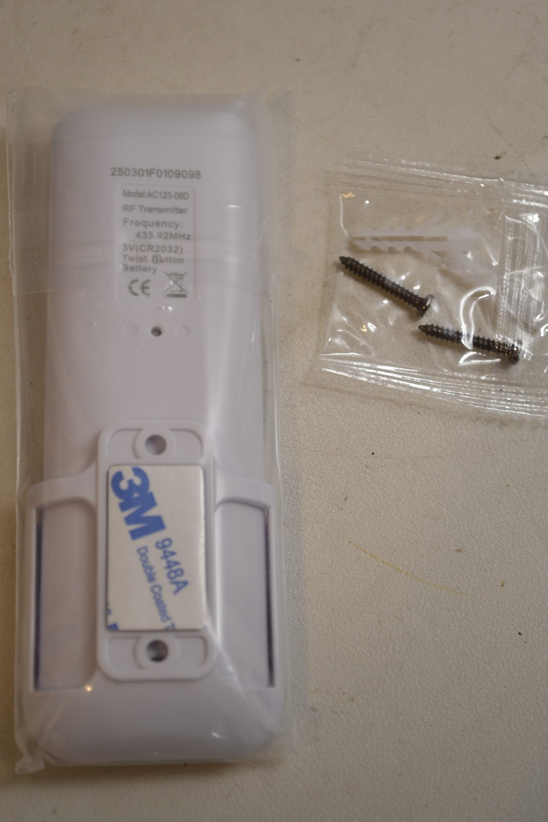 AC123 Hand-held Emitter AC123-06 433.92MHZ