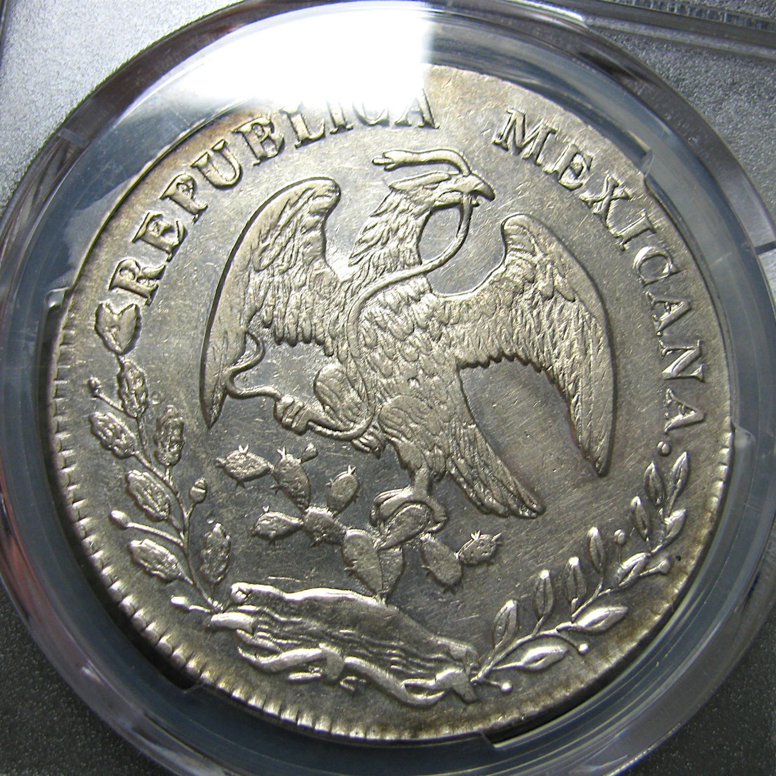 1886-Ga JS Mexico 8 Reales Silver Ga-72 ---- PCGS Unc Details Graded ---- #709C