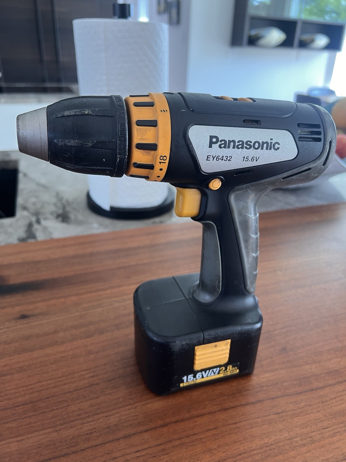 Panasonic EY6432 15.6V Drill-Driver in Case W/Battery - Ships Fast 🔥🔥