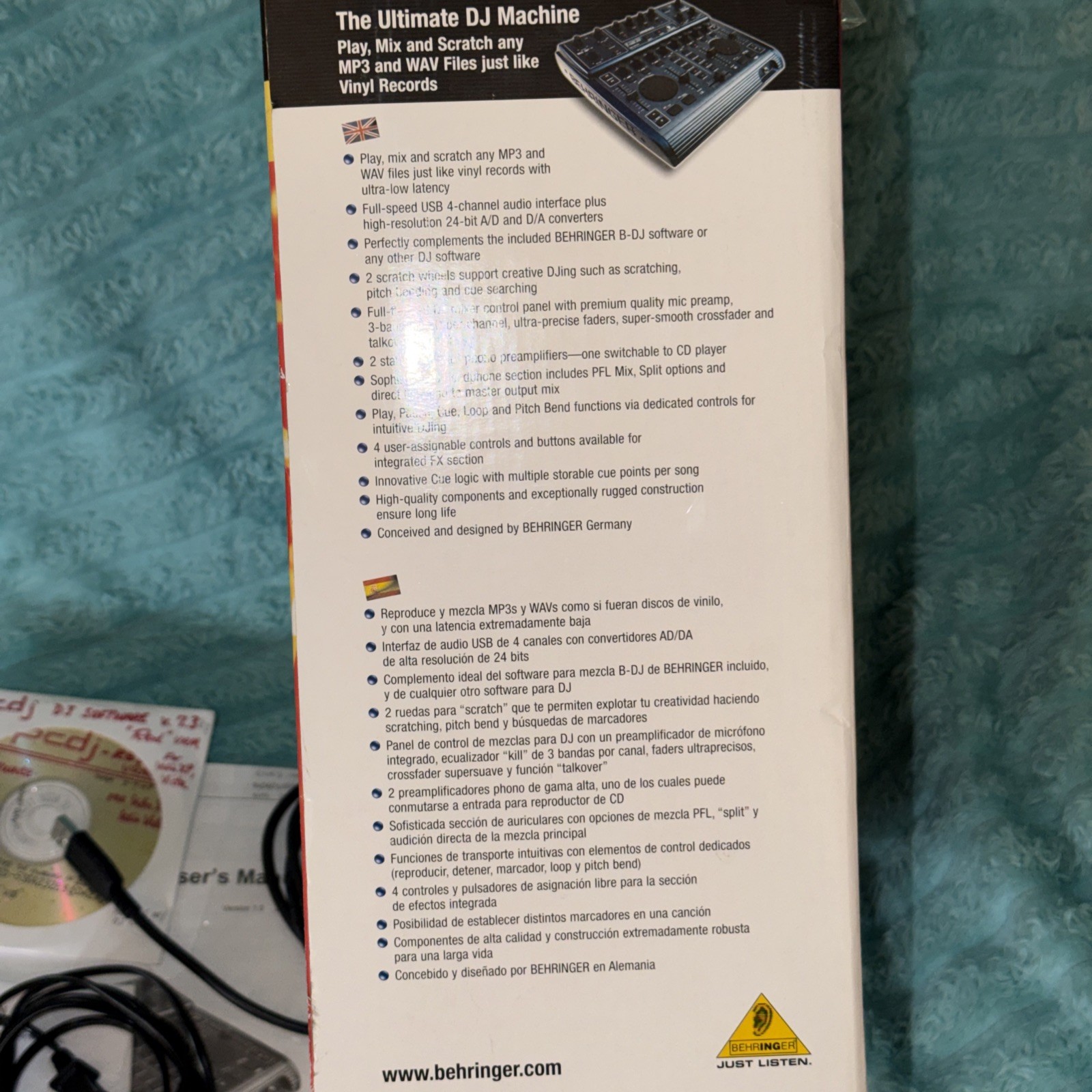 Behringer BCD 2000 B-Control DeeJay Ultimate DJ Machine