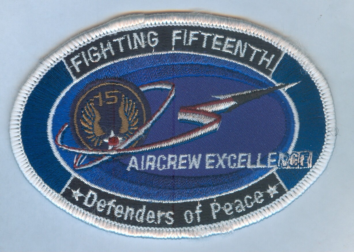 USAF / US Air Force - 15th AIR FORCE AIR CREW EXCELLENCE ...... HARD TO FIND!
