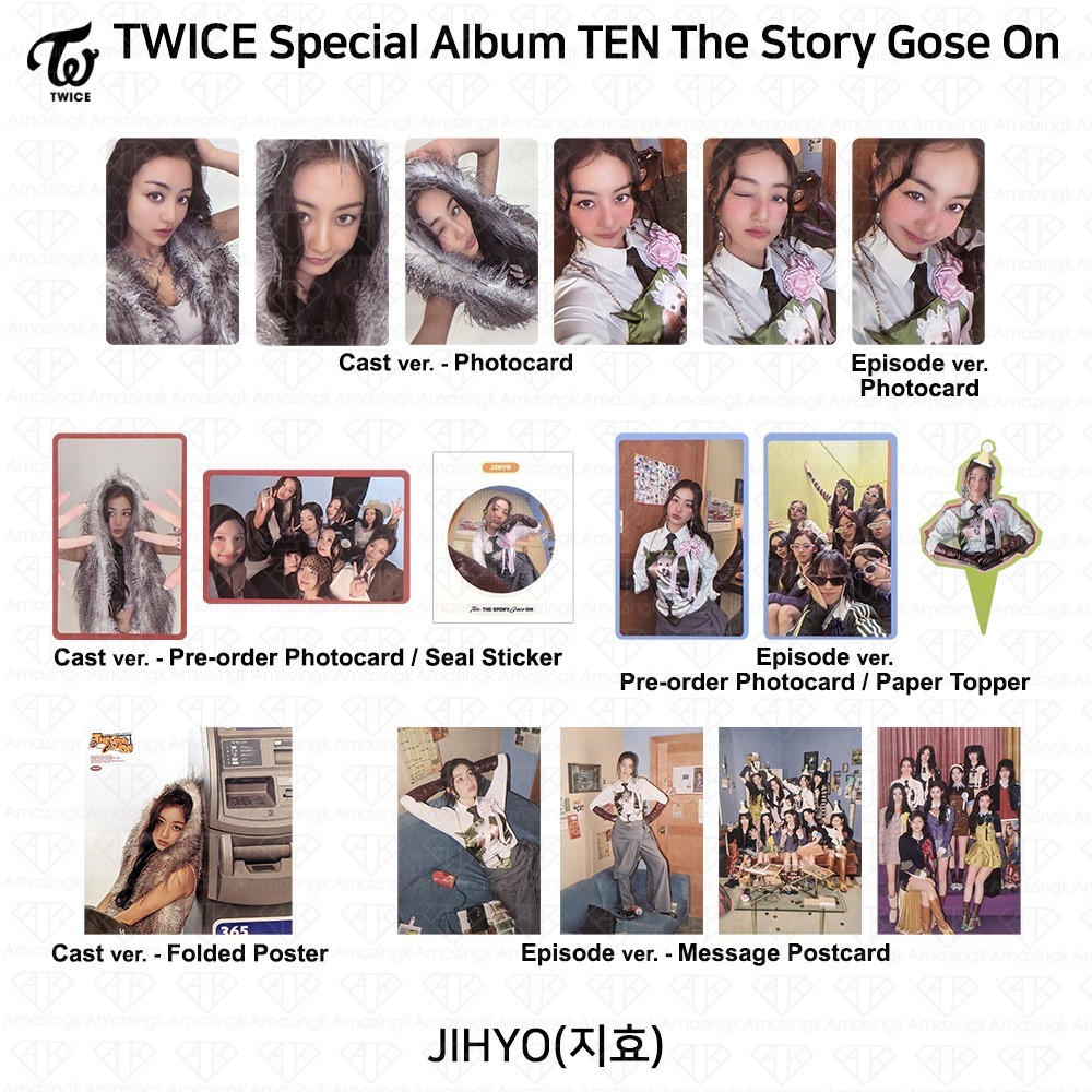 TWICE TEN : The Story Goes On Cast / Episode ver. Official Photocard JIHYO