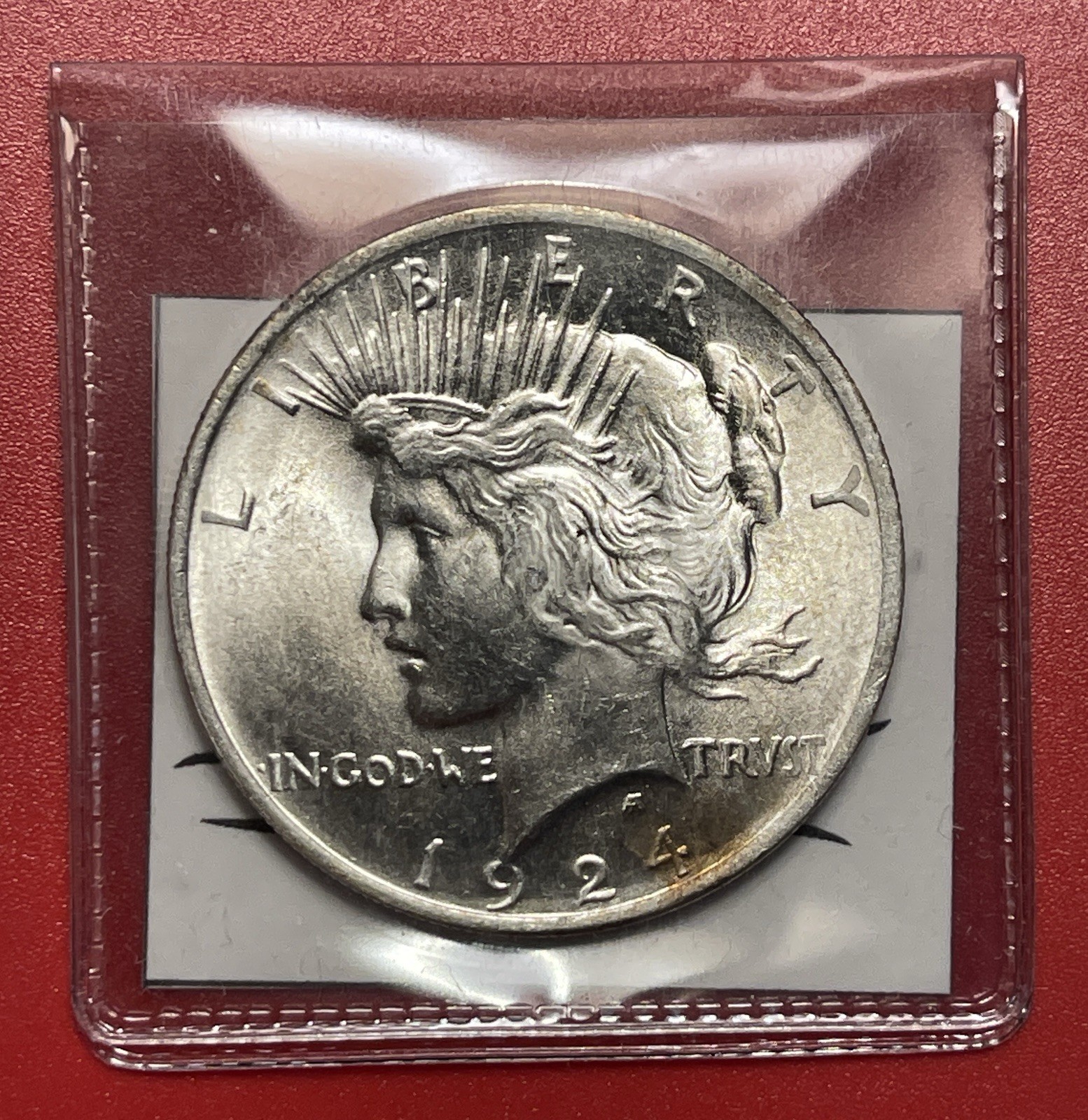 1924 P Peace Silver Dollar, Choice to Gem Uncirculated.