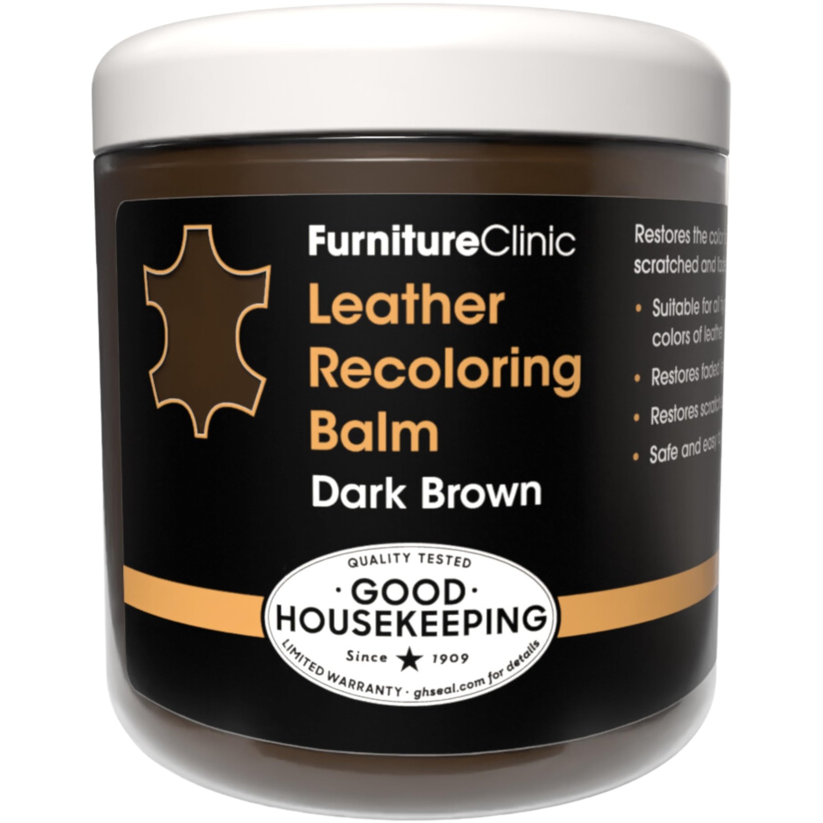 The Original Leather Recoloring Balm by Furniture Clinic - Balm, Dark Brown