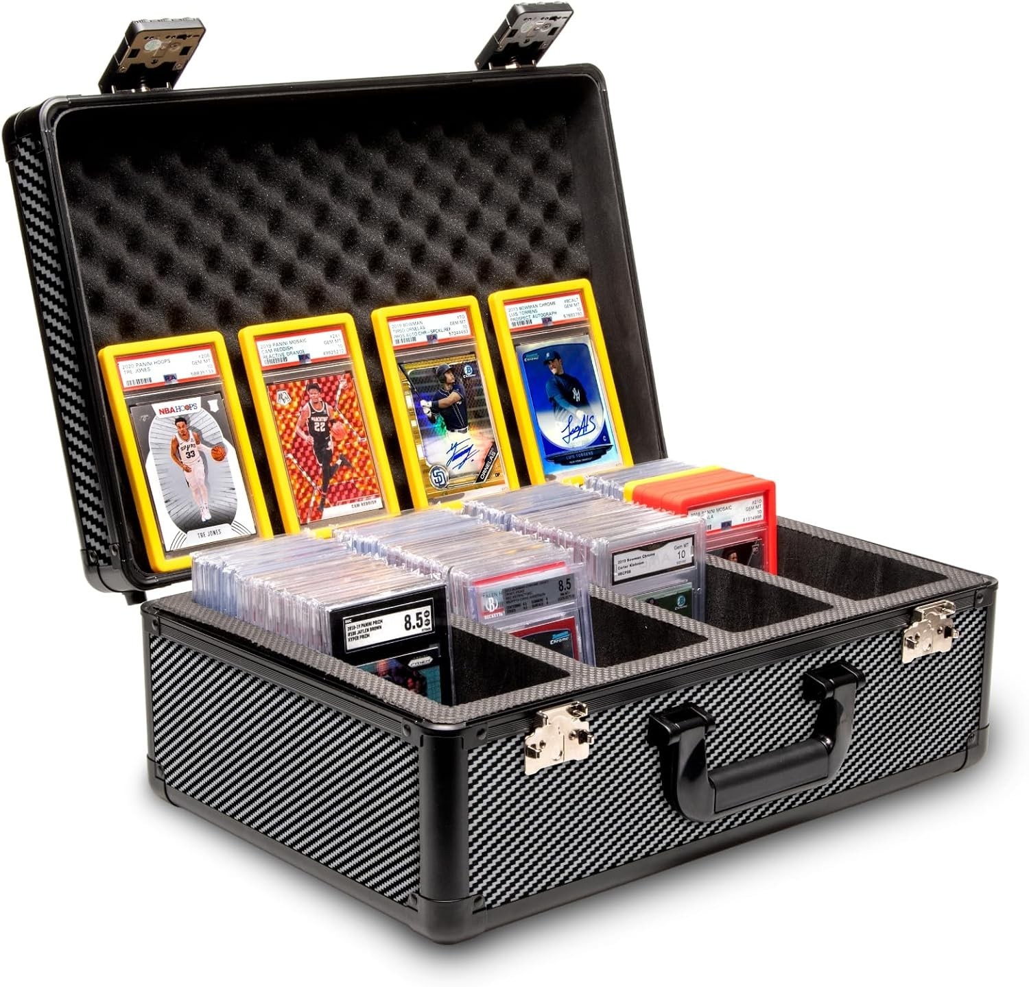 SLAB ARMOR FUSION 4 Row Graded Card Storage Box PSA Card Slab Case For Graded ca