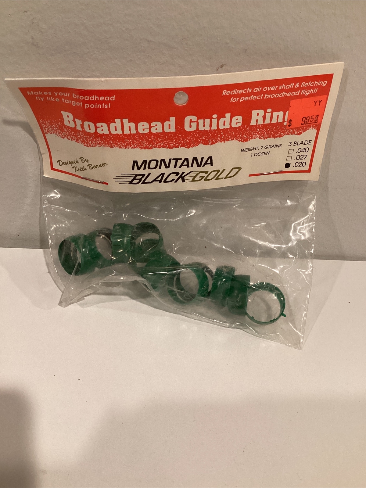 Montana Black Gold Broadhead Guide Rings 3-blade .020