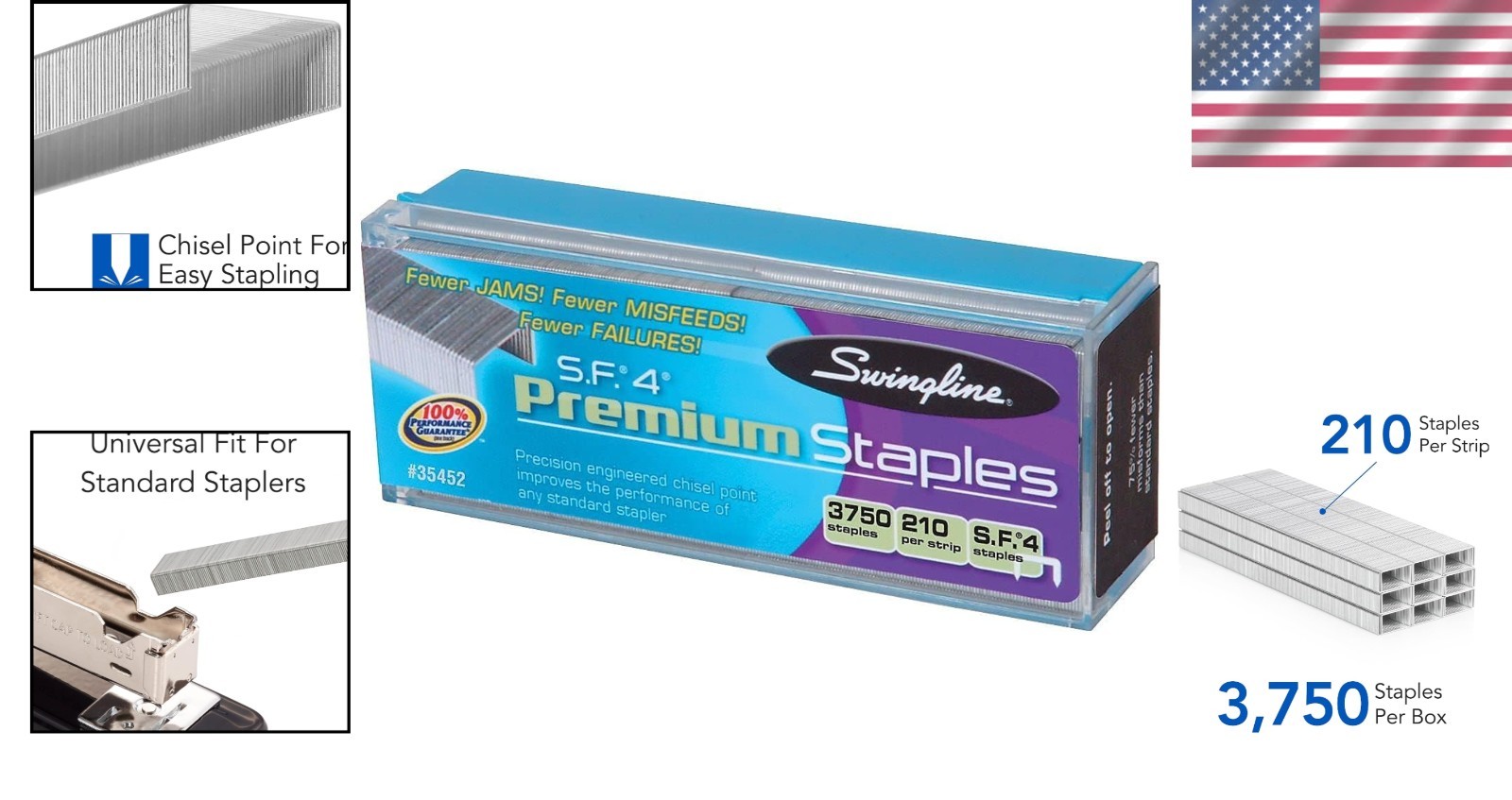 Professional Staples 3750 Count Box Perfect for Projects and Presentations