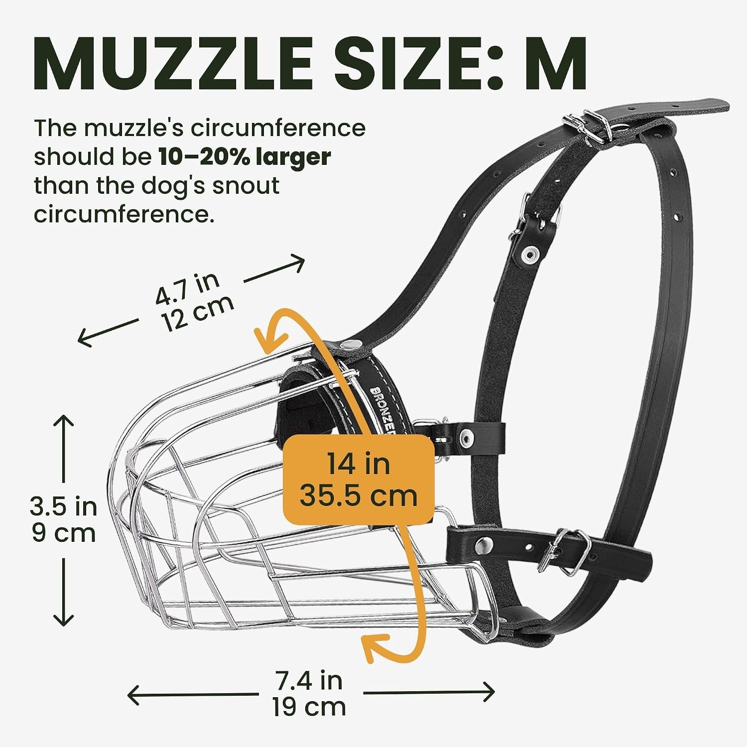 Durable Metal Dog Muzzle for German Shepherd