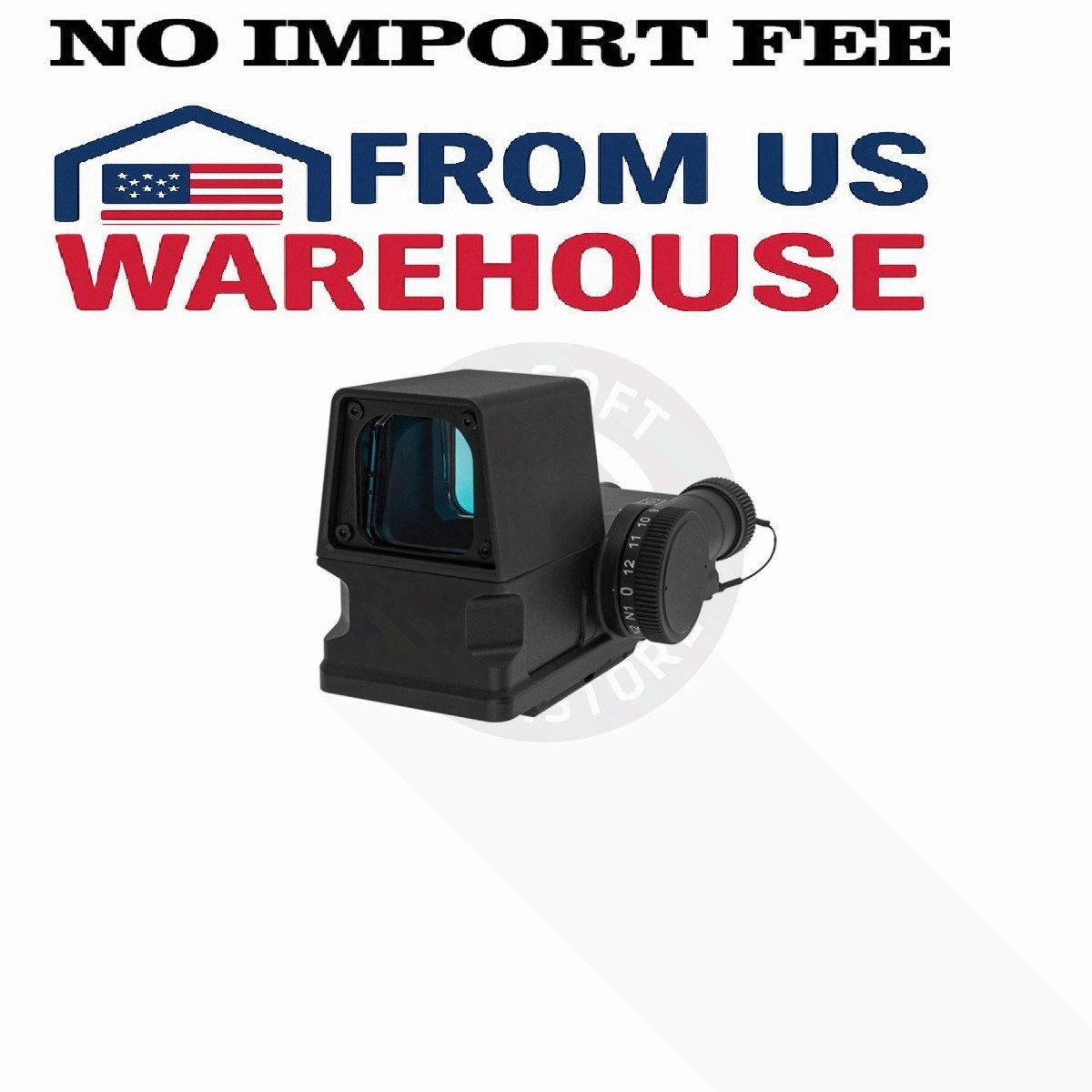 Atlas Custom Works 1P87 Red Dot Sight with Military Reticle - (Black)