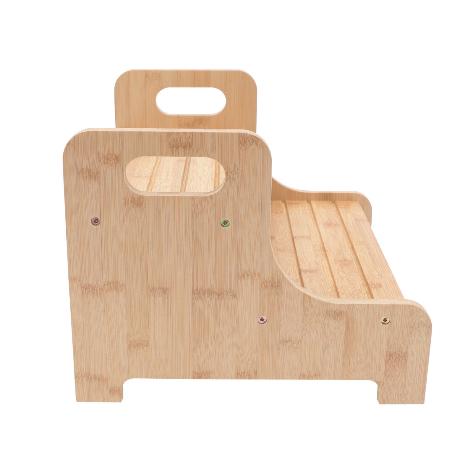 High Beds Bed Steps For Adults Two Step Stool Stair Ladder Wood Kitchen Home