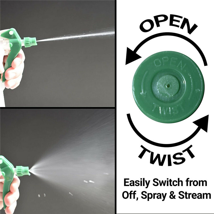 CarCarez Heavy Duty Chemical Resistant Trigger Sprayer Spray Bottle Nozzle Head