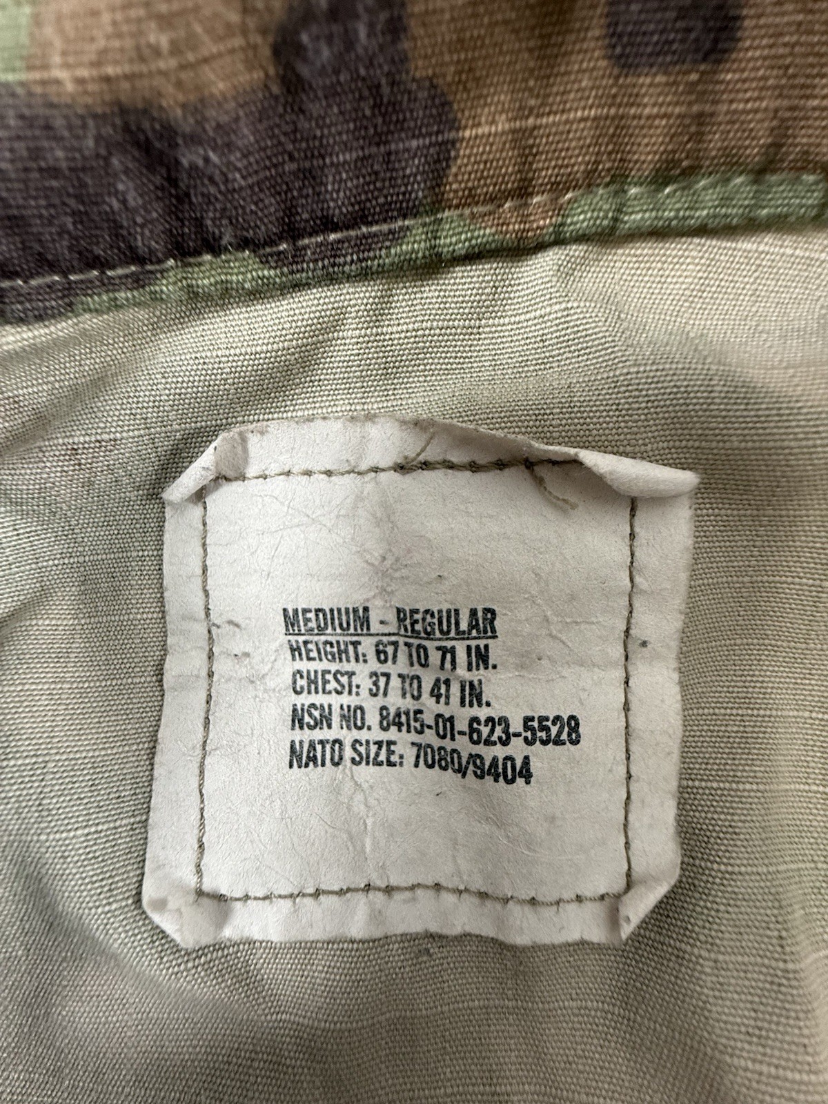 Medium US Army OCP Combat Uniform Coat Jacket Top Multicam Camo,