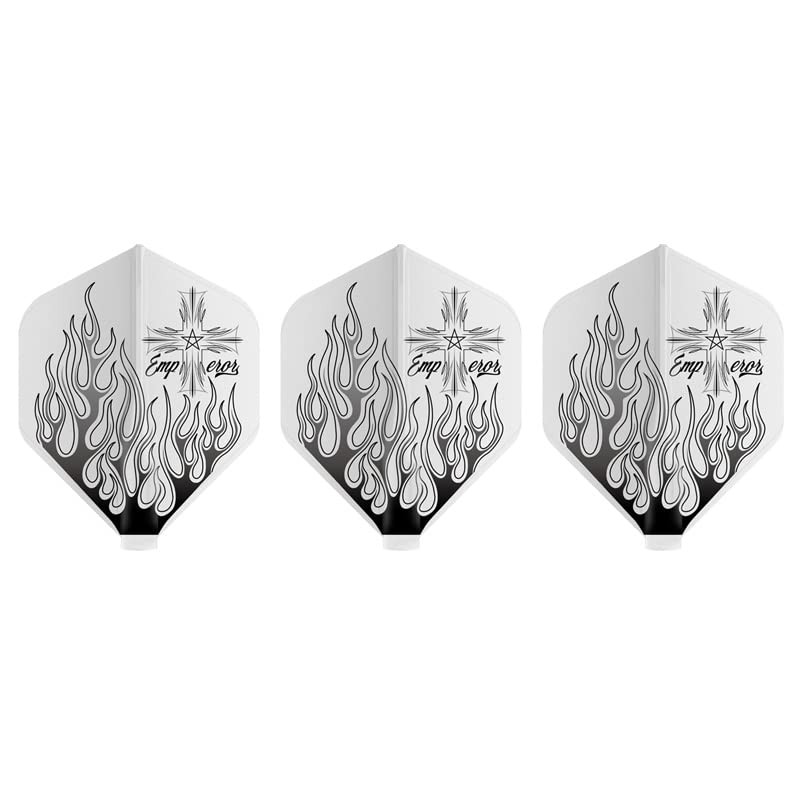 Target Darts 8-Flight Mitsumasa Hoshino Model G3 Standard White 400880
