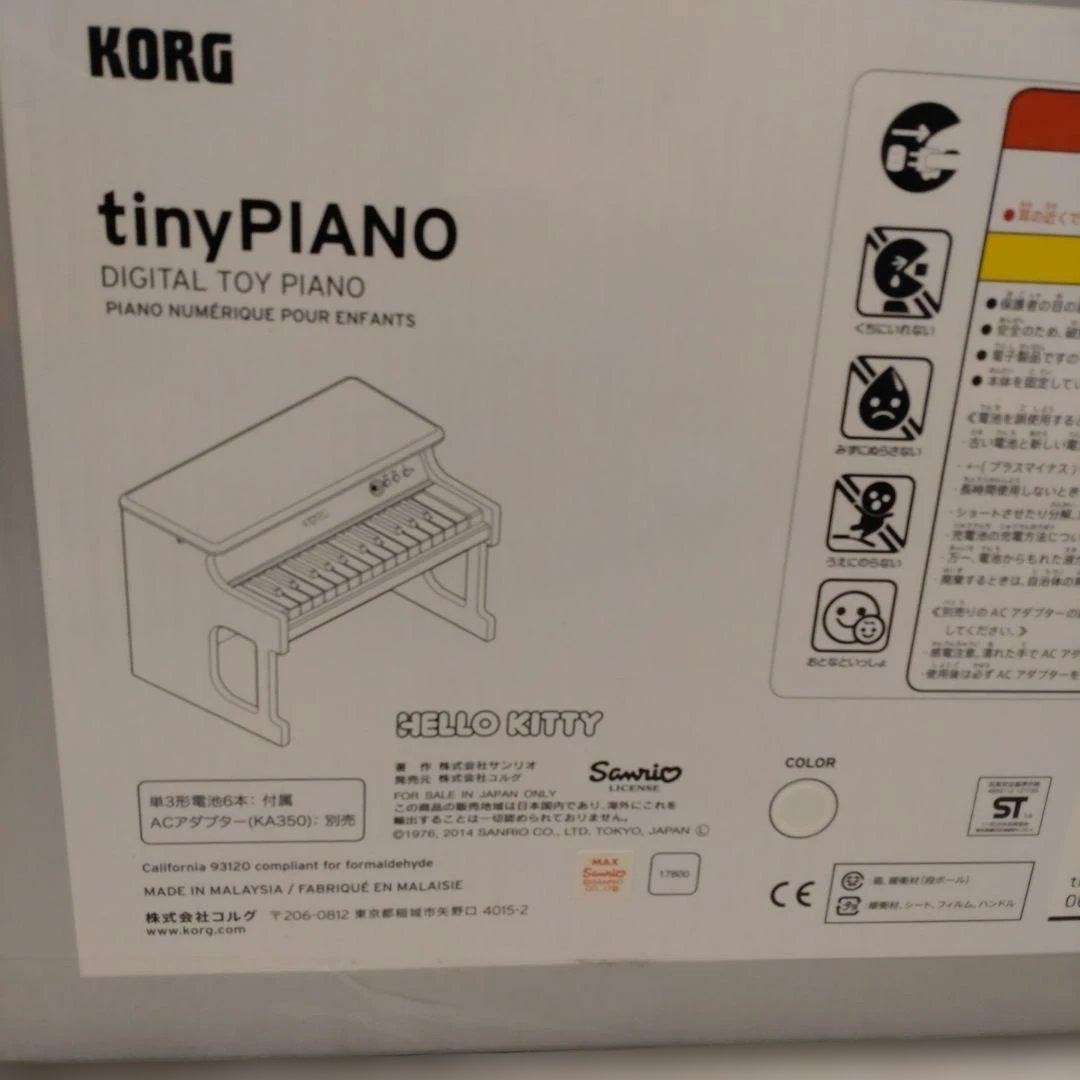 KORG tinyPIANO Kitty Model 25-Key Mini Digital Piano Tested Working
