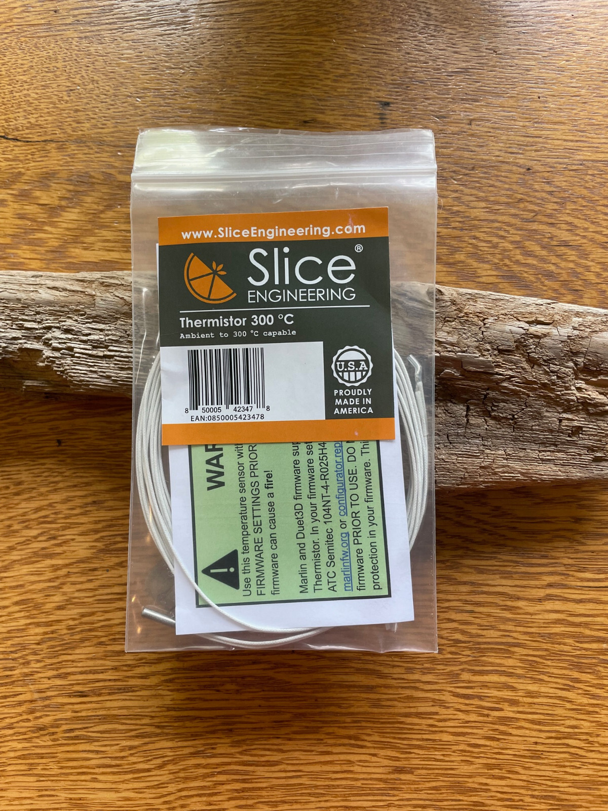 Slice Engineering Hotend Thermistor - Room Temp to 300°C