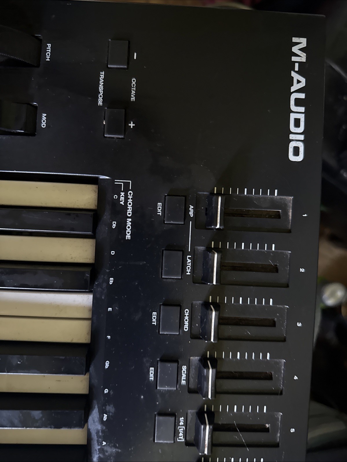 M-Audio Oxygen Pro 49-Key Keyboard Controller Power Source Not Included