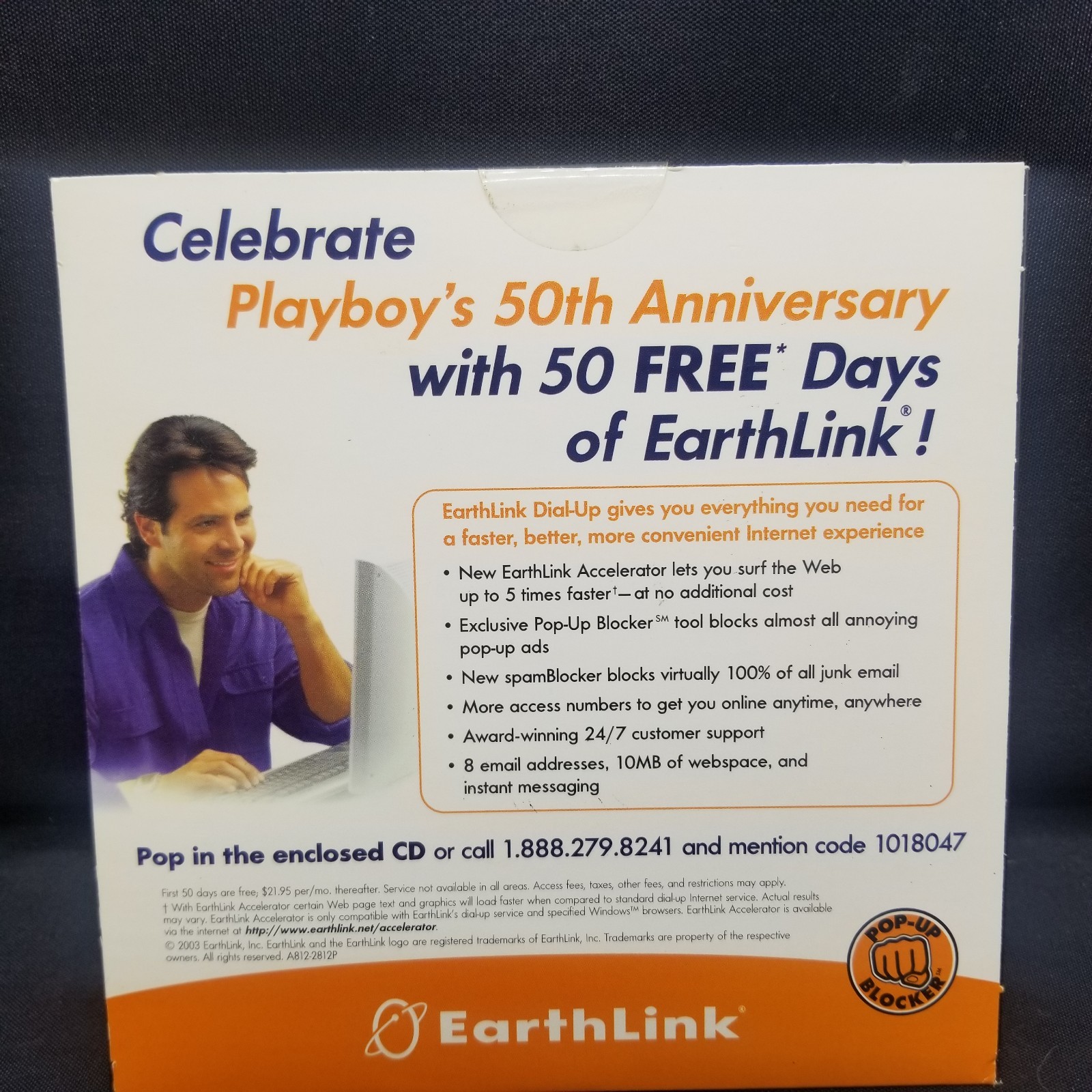 EarthLink Celebrates 50 Years of Playboy 50 PC CD ROM Sealed, New