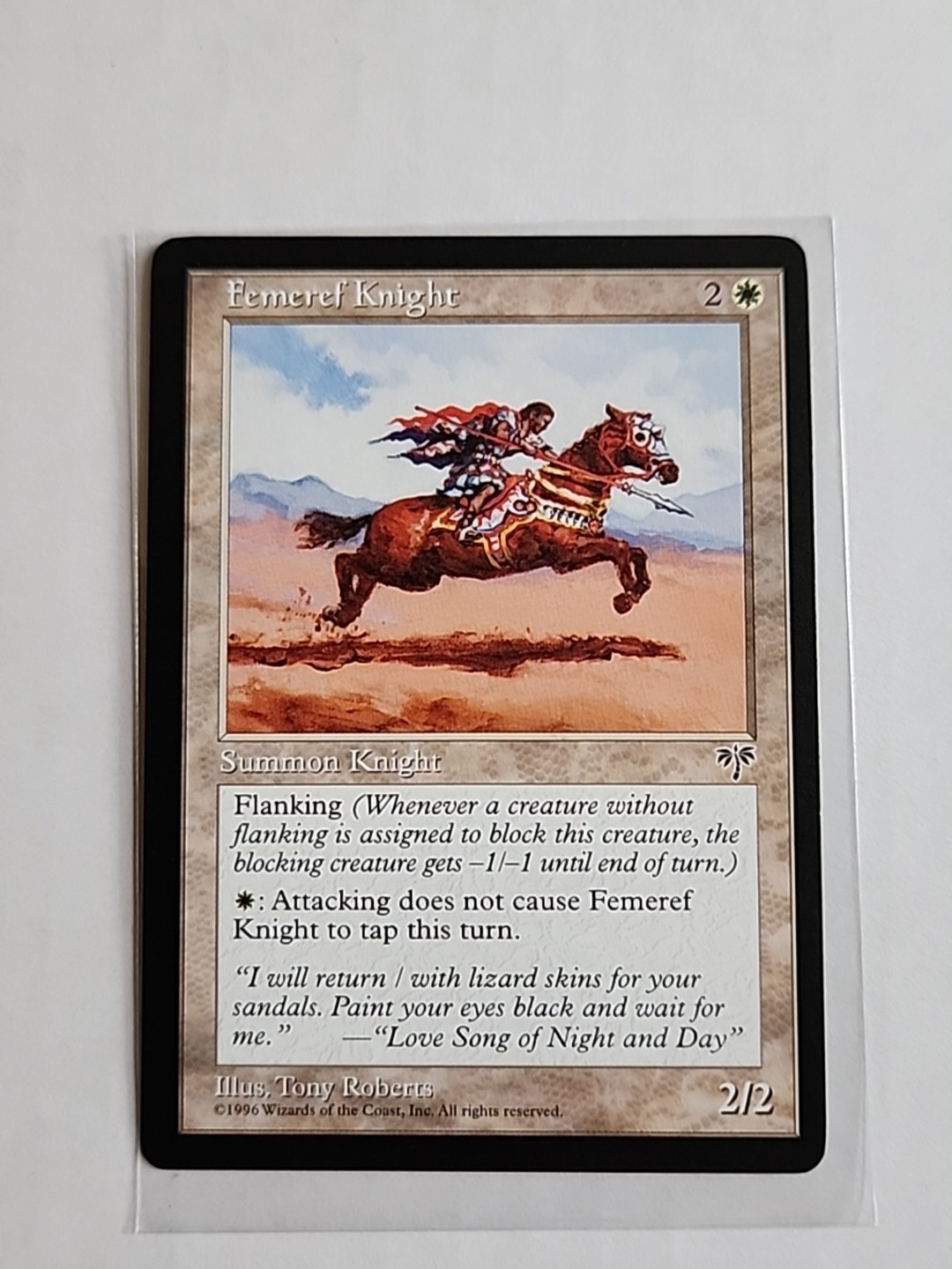 Femeref Knight - Mirage - MTG Magic - Common - White Creature