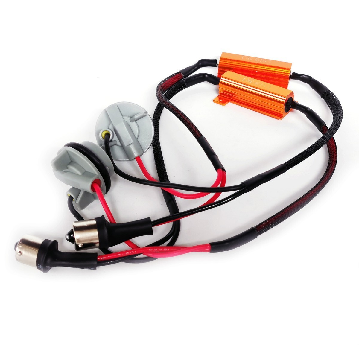 Wire LED Resistor Canceler Flash Error Decoder 1156 S Rear Turn Signal Stock