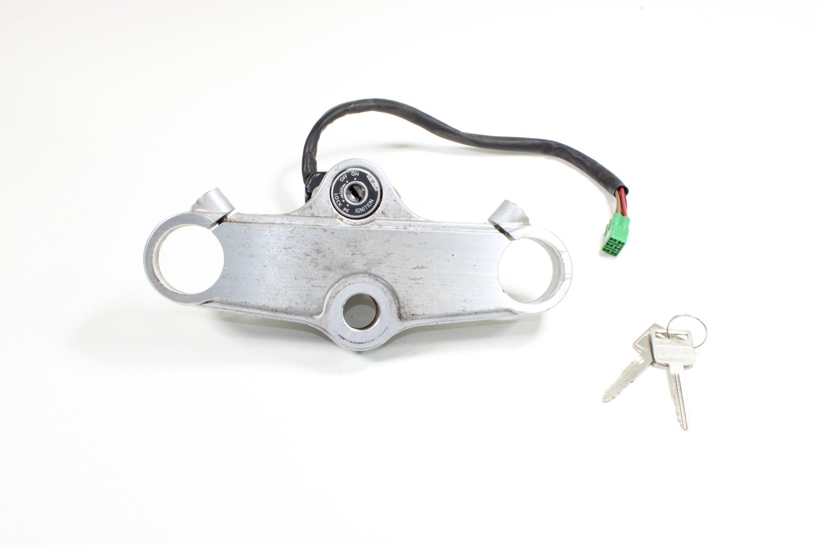2002 99-02 Suzuki SV650 S Front Ignition Switch Seat Triple Clamp Upper Tree