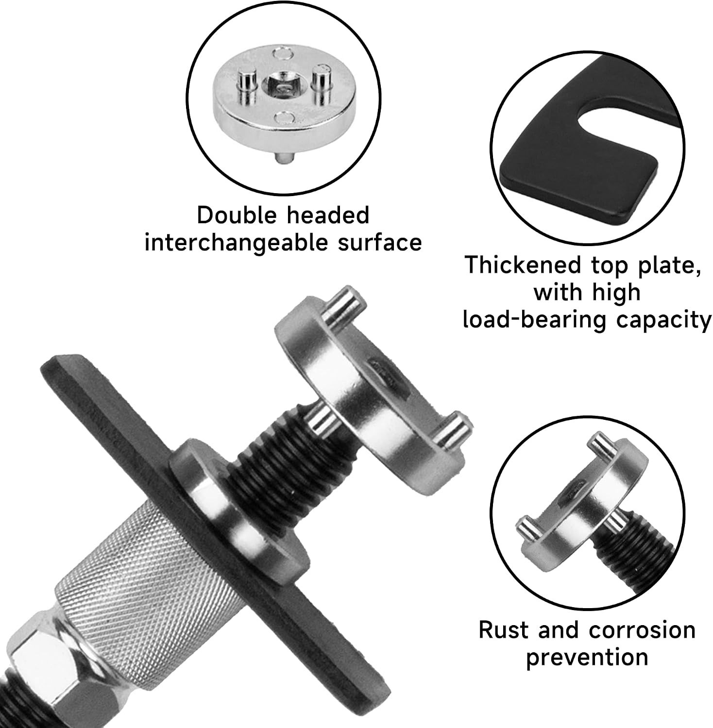 Universal 3pcs Brake Caliper Piston Rewind Tool for Efficient Auto Repairs