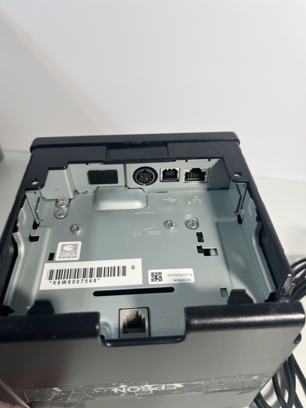 EPSON TMm30ii BLUETOOTH Printer + Power Supply -READ- TESTED #B7568 $5 s/h