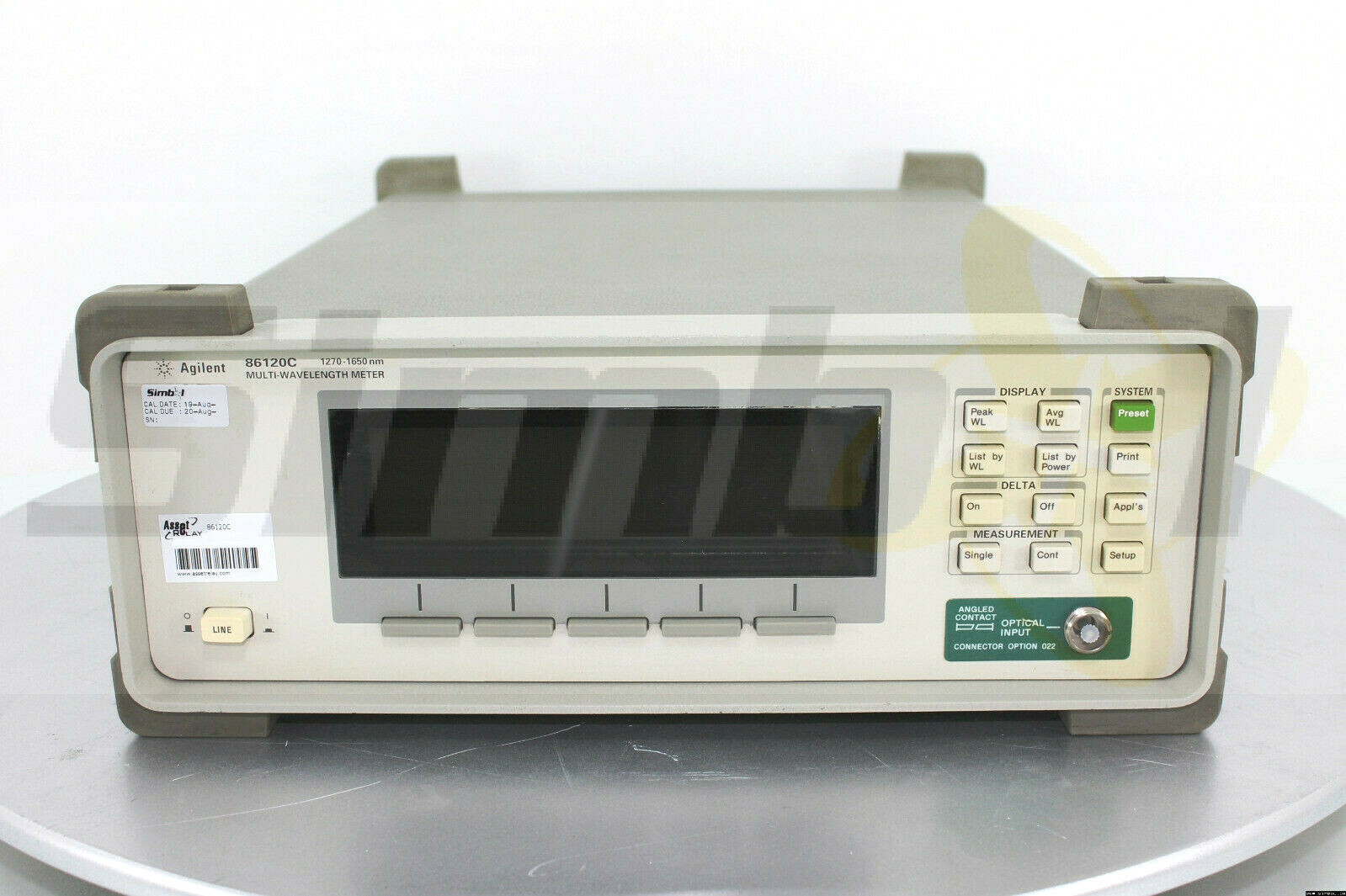 Agilent HP 86120C OPT. 021 Wavelength Meter Refurbished 1yr Warranty