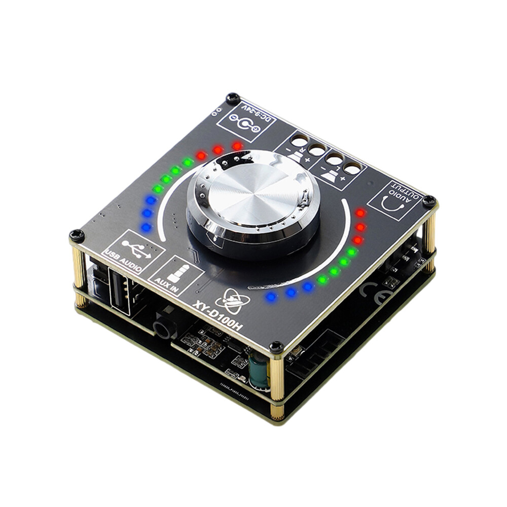 HIFI Stereo Bluetooth Amplifier Board 100W*2 Dual Channel Audio Amplifier Module