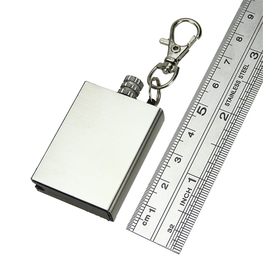 5PCS Emergency Everlasting Match Survival Fire Starter Lighter Keyring Keychain