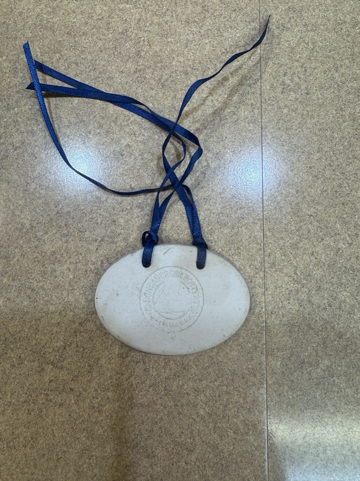 Longaberger Welcome Tie Tag