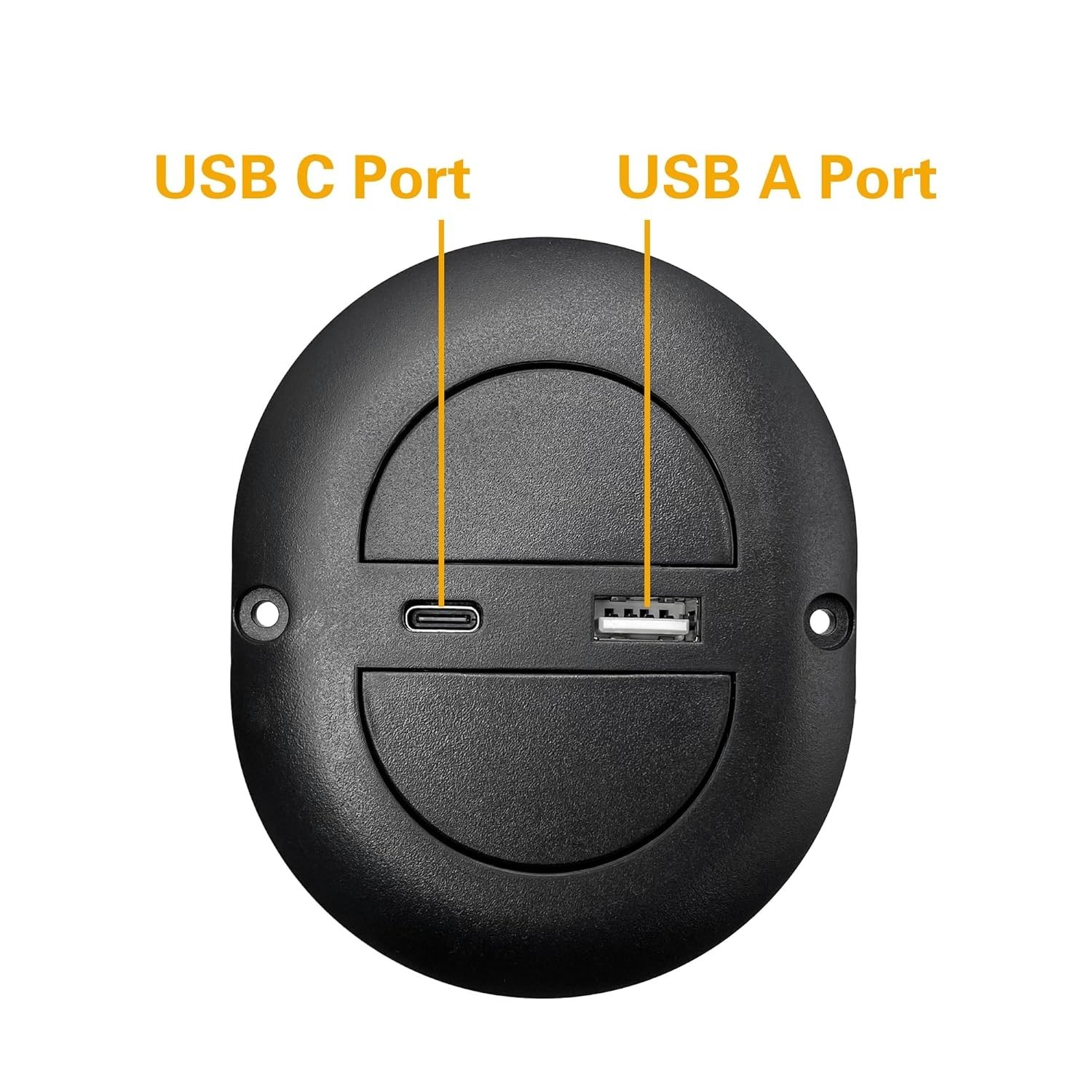 Universal 2 Button Electric Recliner Switch with USB A/C Ports - Easy Install