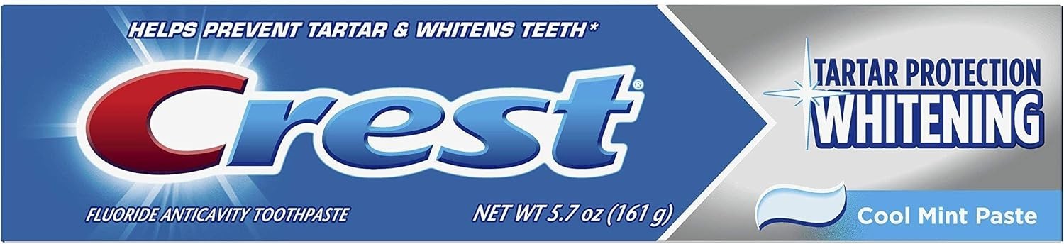 24 PACK FULL CASE Crest Tartar Protection Whitening Toothpaste 8.2 Oz