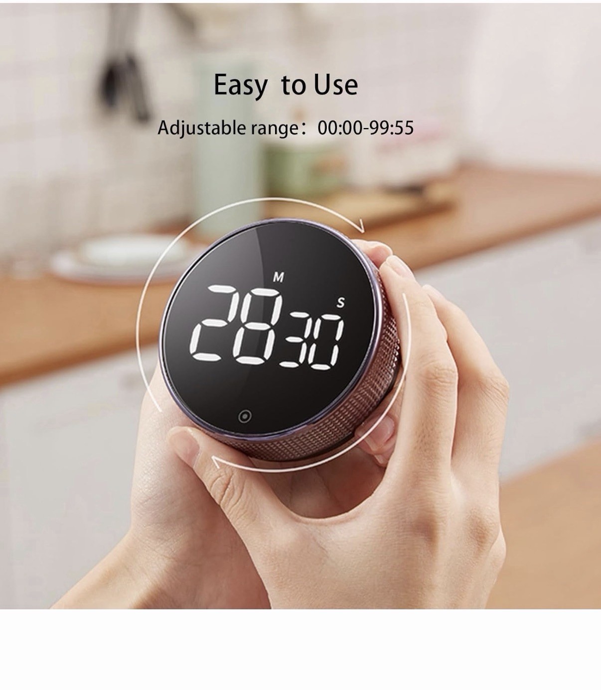 Digital Kitchen Timers, Magnetic Countdown Countup Timer